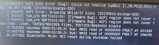 The image of the error is in this link