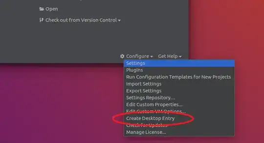 Picture showing how to create a shortcut on Ubuntu