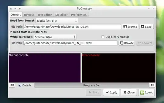 Input: tabfile, output: stardict