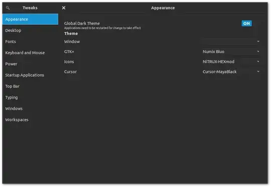 Global Dark Theme mode switch in GNOME Tweak Tool GNOME Tweak Tool