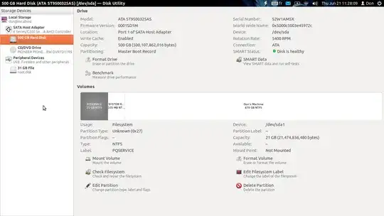 Disk Utility Screenshot