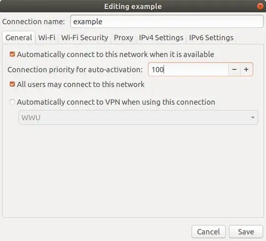 Setting connection priority in <code>nm-connection-editor</code>