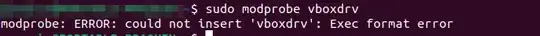 modprobe error