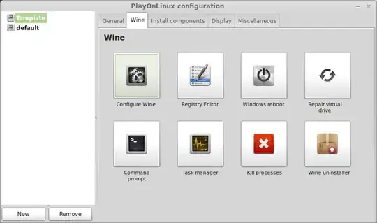 PlayOnLinux - Configuration