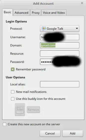 Adding Google Talk account to Pidgin