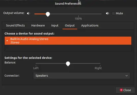 Sound Preferences