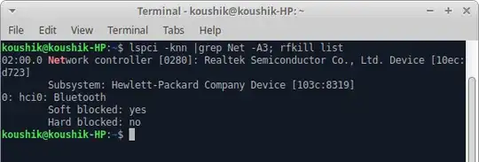 screenshot with hardware details