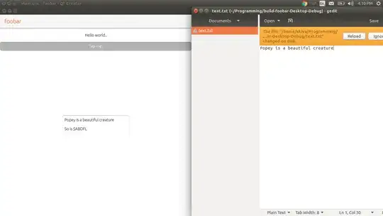 Run your application, and find the text file in your build directory.