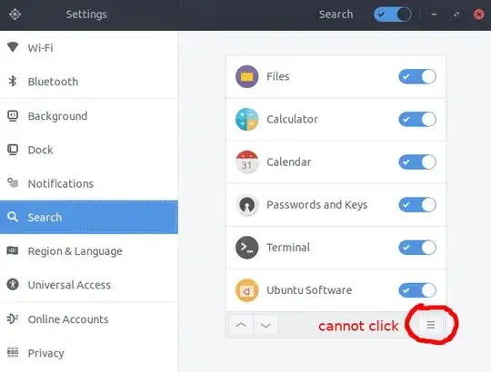 screnshot search settings
