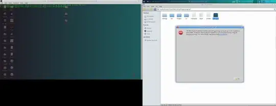 terminal + block window