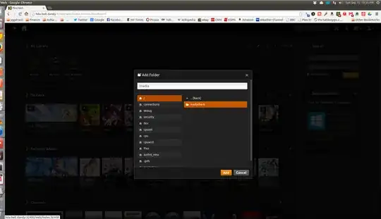adding a section from a network drive (readyshare)
