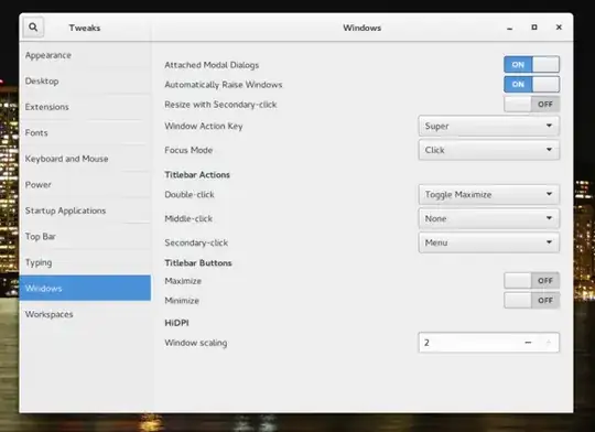 gnome-tweak-tool screenshot