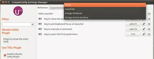Changing the Launcher autohide settings