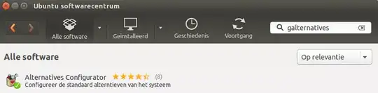 galternatives via software center