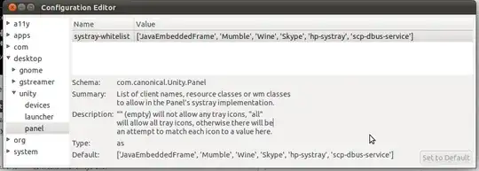 configuration editor (dconf-editor) desktop.unity.panel