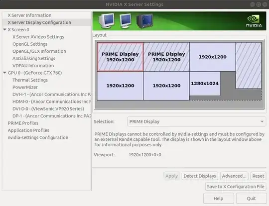 NVIDIA X Server Settings