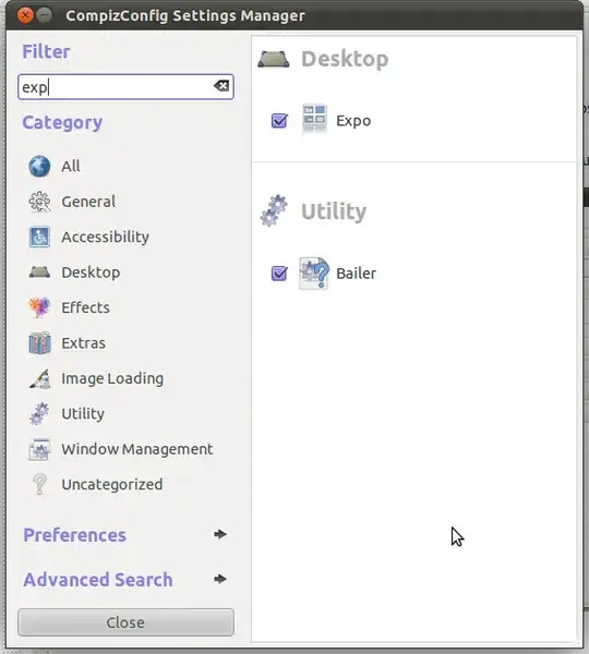 Searching for the expo plugin