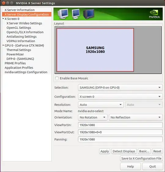 nvidia-settings