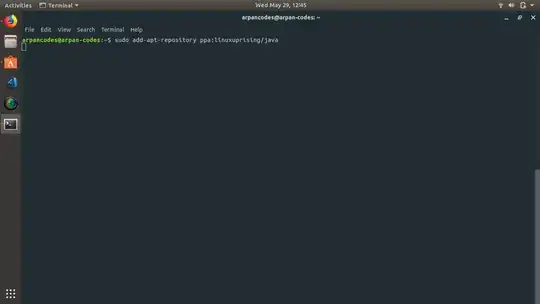 Here's my terminal after two minutes of entering the command