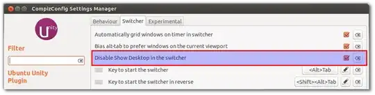 Disable the show desktop