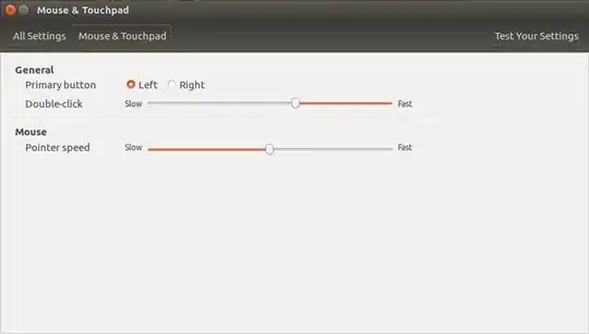 mouse touchpad settings problem ubuntu 16.04