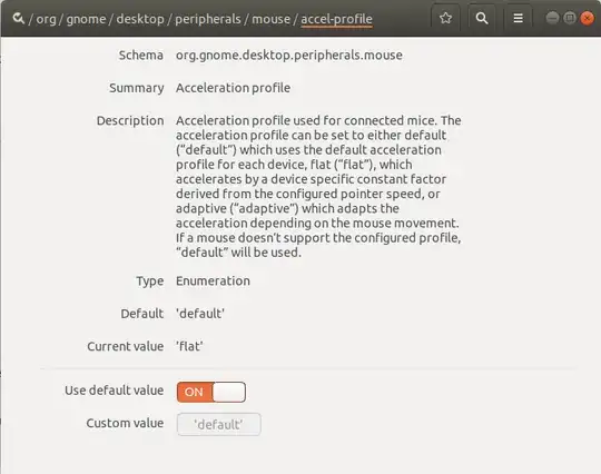 Disable mouse acceleration in Ubuntu 17.10