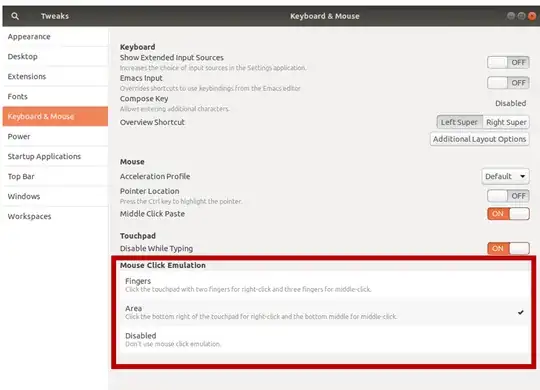 Relevant setting in gnome-tweak highlighted