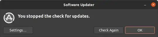 Software Updater screenshot