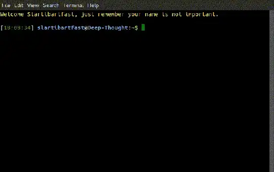 When running ls I get a train
