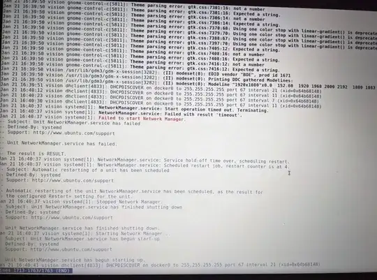 Journalctl output pic