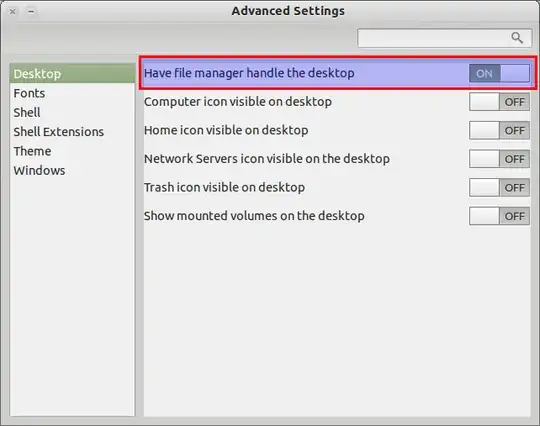 gnome-tweak-tool disabling icons