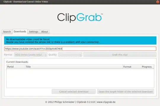 ClipGrab v.3.2.0.8.: No downloadable video found error