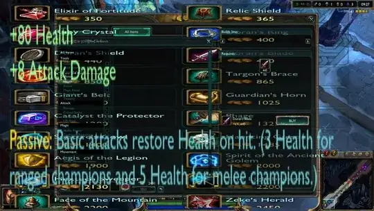 mismatched sizes game view