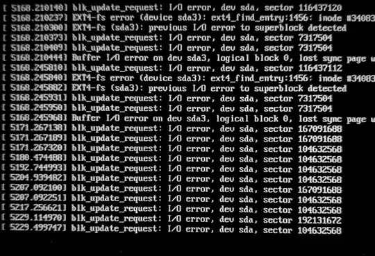 black screen boot messages