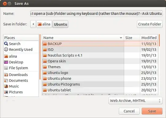Put focus on folders