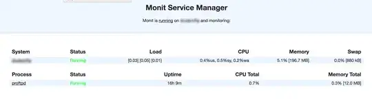 Monit Dashboard Example