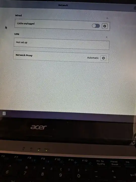 Settings > Networks screen in Ubuntu 24.04 LTS. It's tge same in 22.04 LTS.