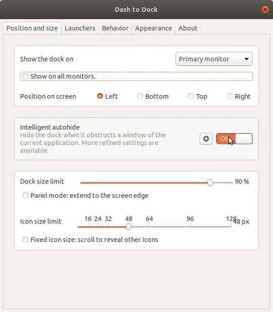 Intelligent autohide option