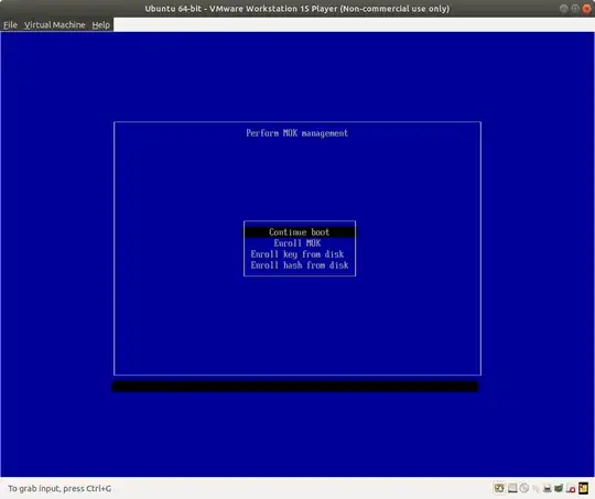 Press down once and Enter for Enroll
