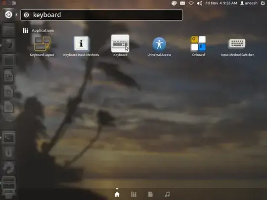 screenshot of searching in dash (Unity desktop) with results