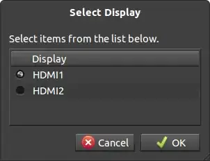 display selection