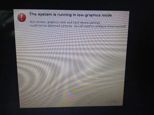 low graphics mode popup