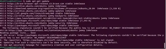 This occurs every time i run update