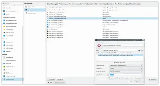 kde settings Wechselmedien