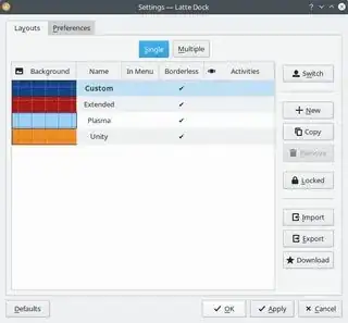 latte dock settings 2