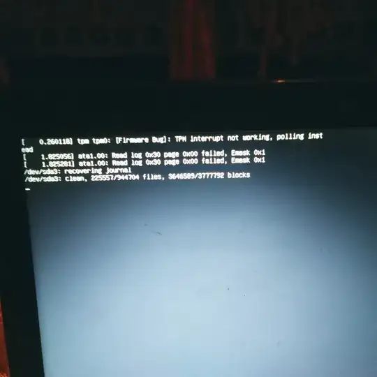 Boot Failure