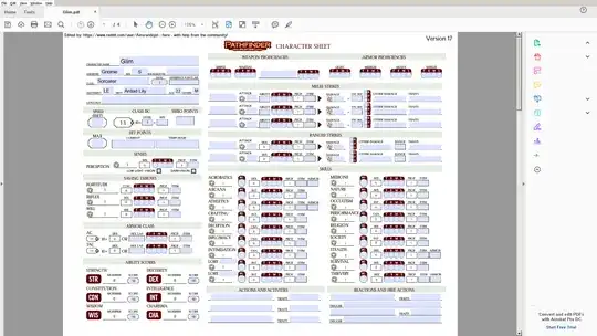 Acrobat Reader running in wine