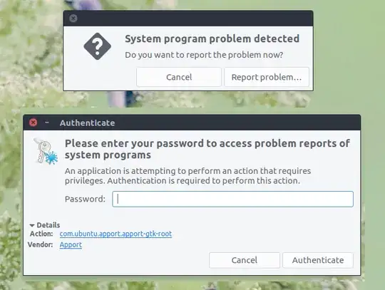 System program problem detected