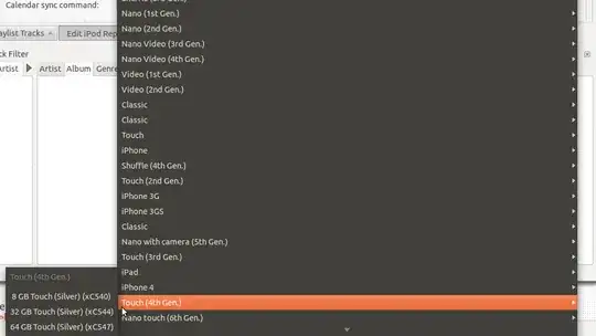 Screenshot of gtkpod