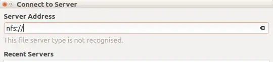 Nautilus Connect to Server NFS attempt showing "This file server type is not recognised."